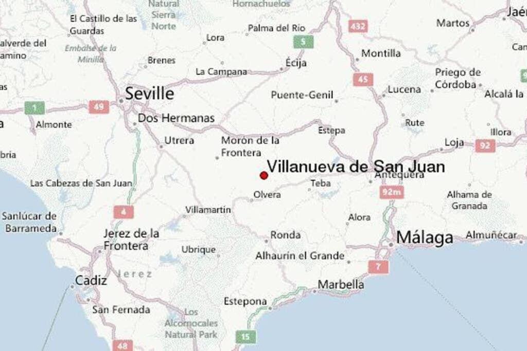Vila Casa Tipica De Pueblo Andaluz Villanueva de San Juan Exteriér fotografie